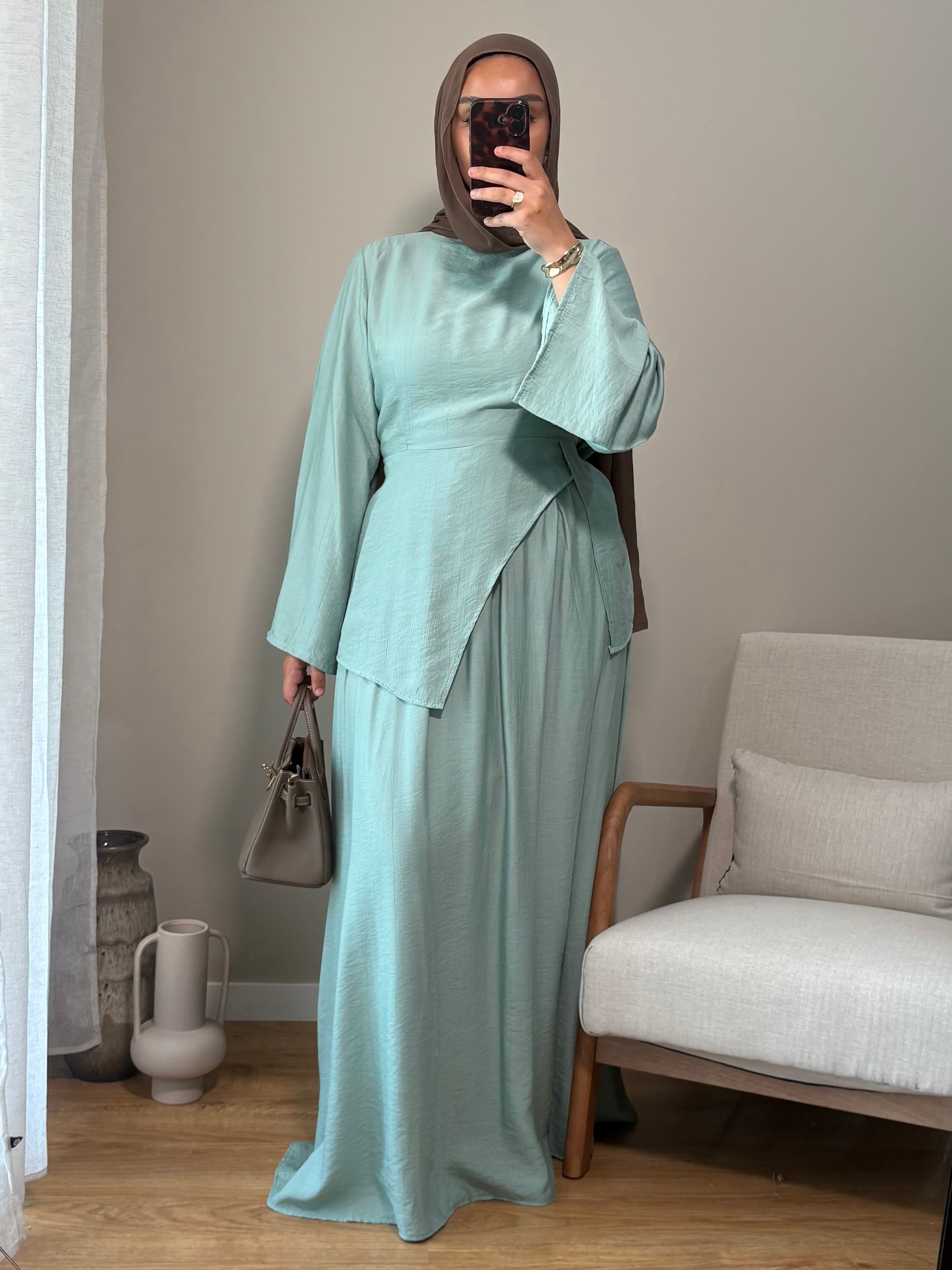 Ensemble jupe Sofia | Vert d’eau