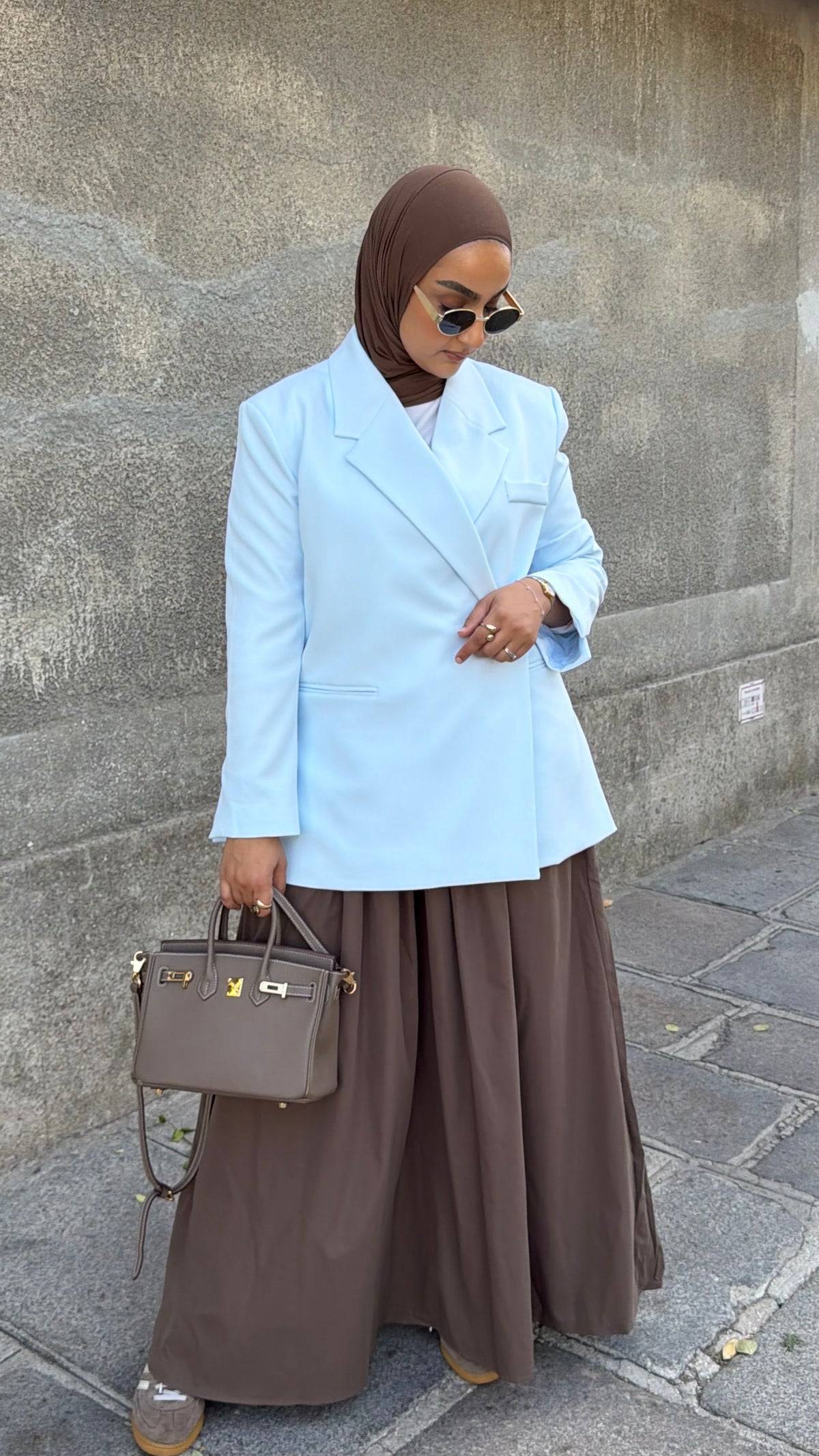Blazer Imany | Bleu pastel