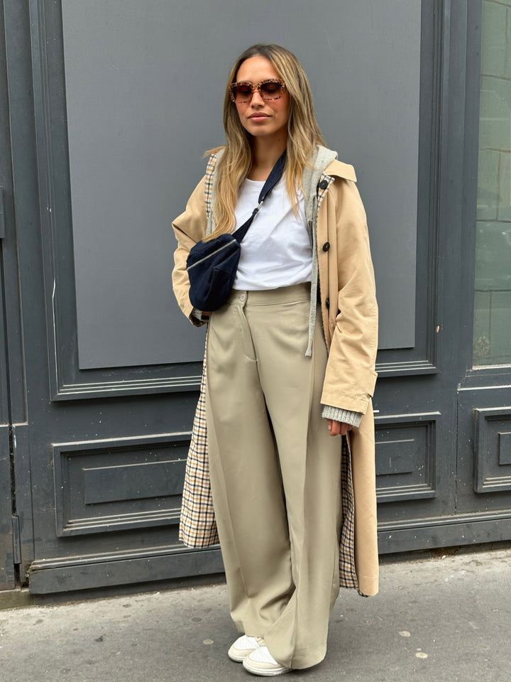 Pantalon Caro Tilleul