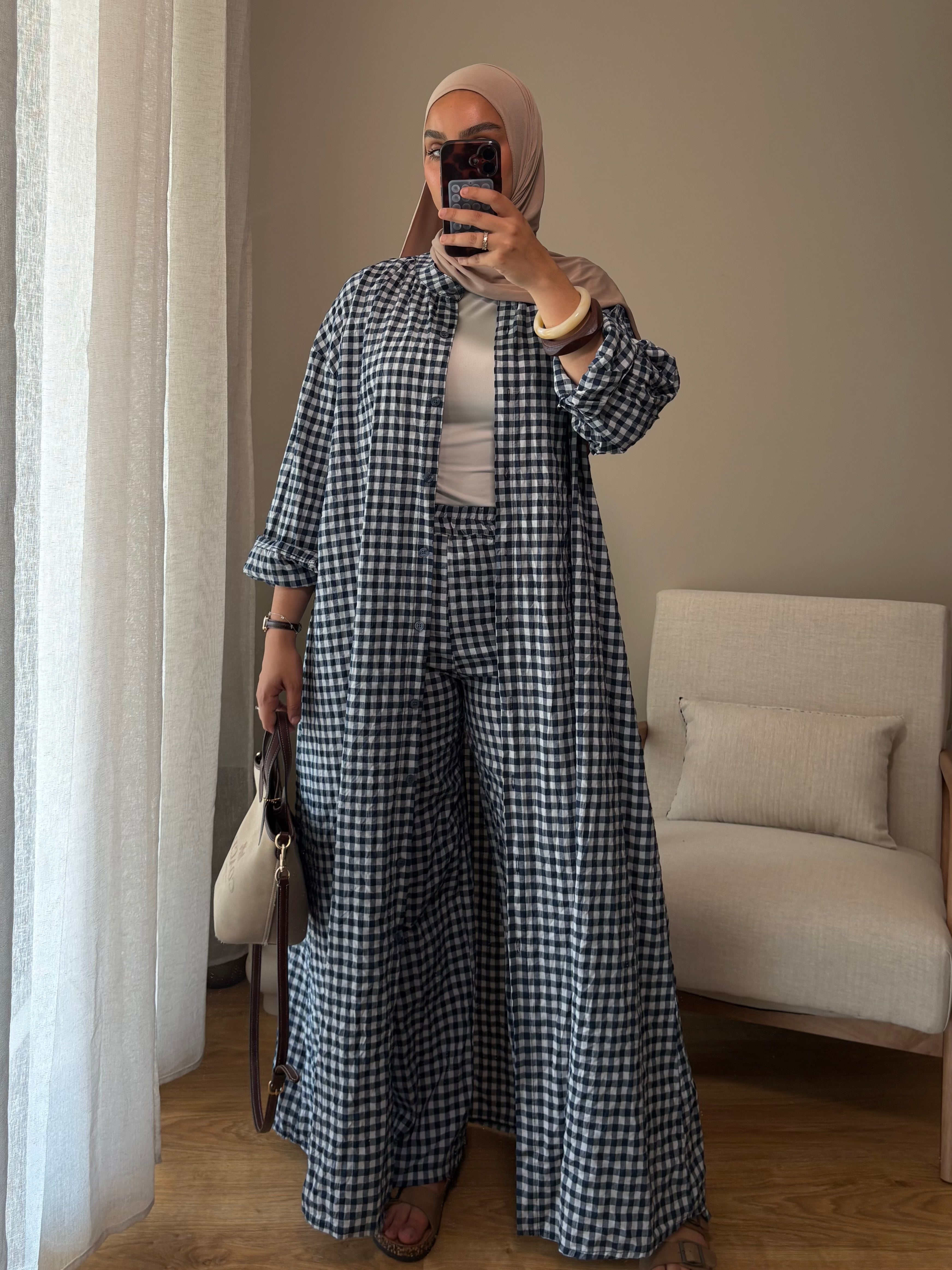 Ensemble Vichy | Bleu
