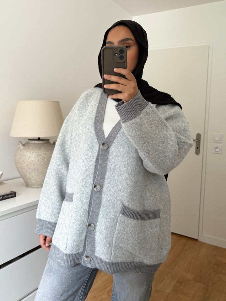 Cardigan Isa Gris