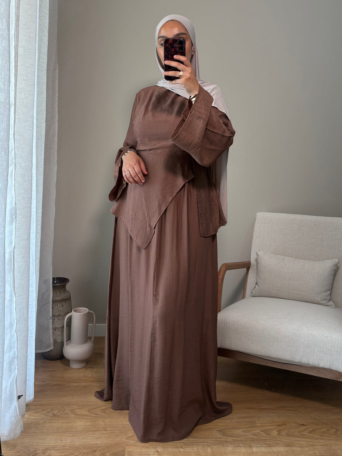 Ensemble jupe Sofia | Marron