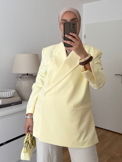 Blazer Imany Jaune pastel