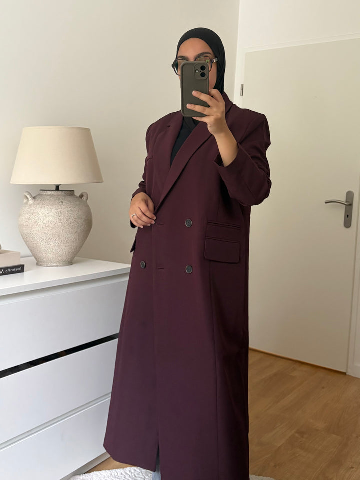 Blazer Long Nina Burgundy