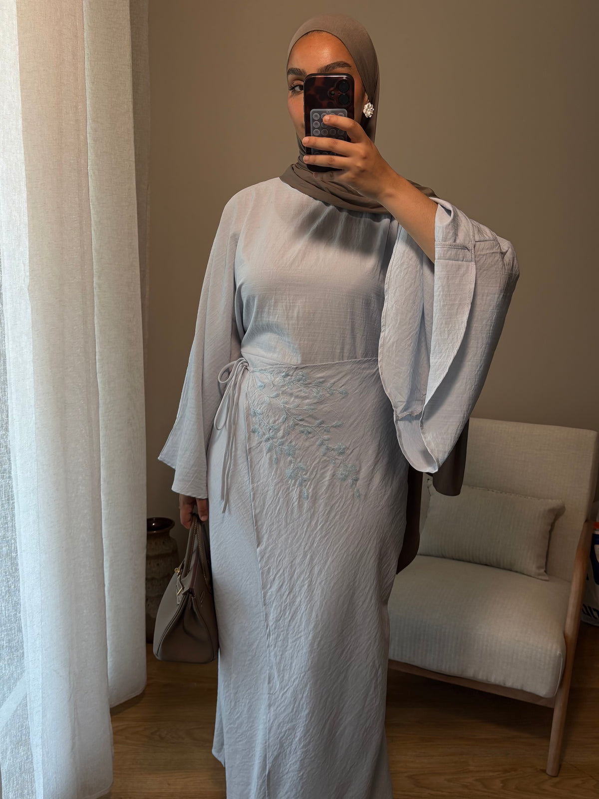 Robe Amina | Bleue