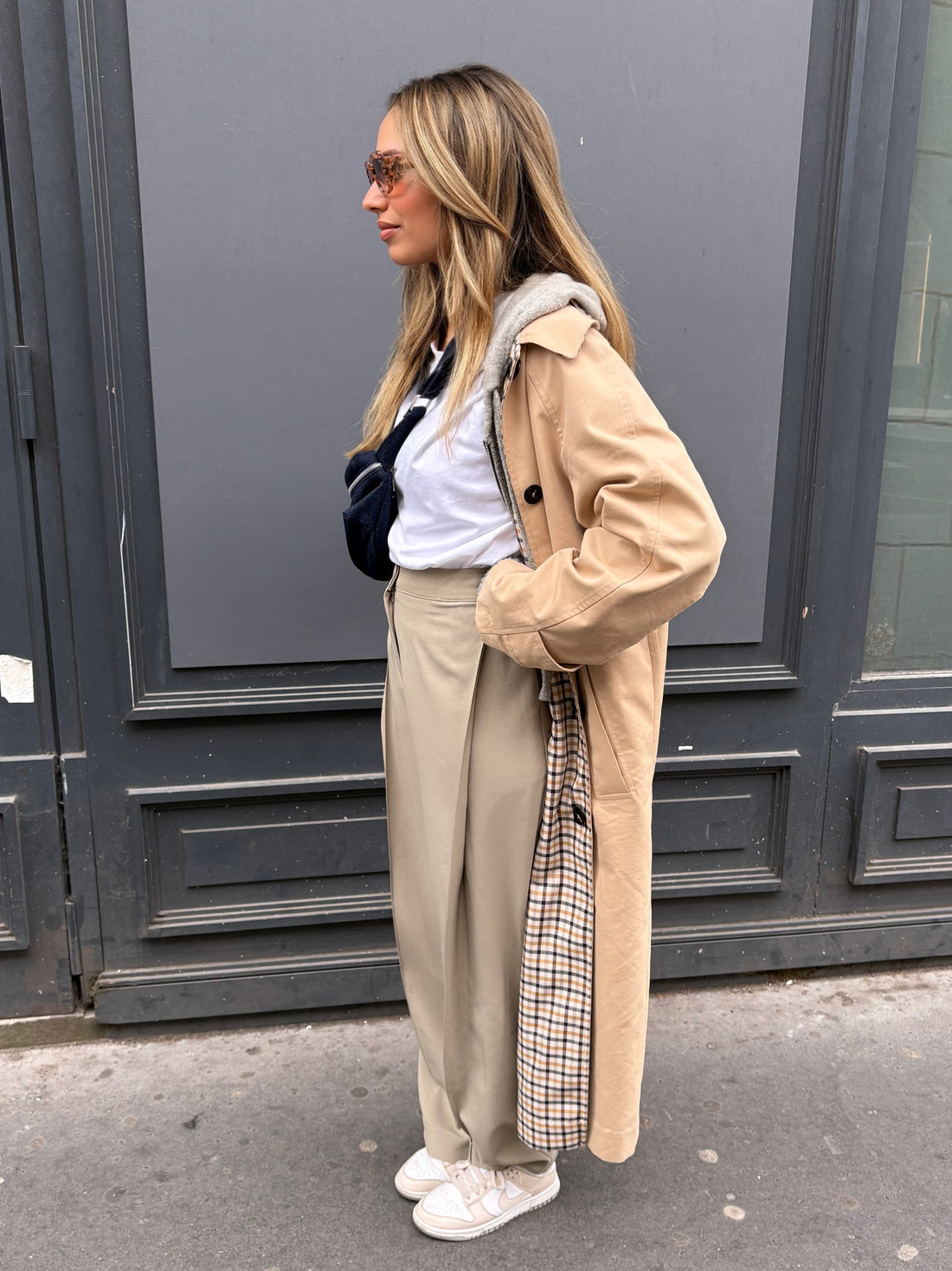 Pantalon Caro Tilleul