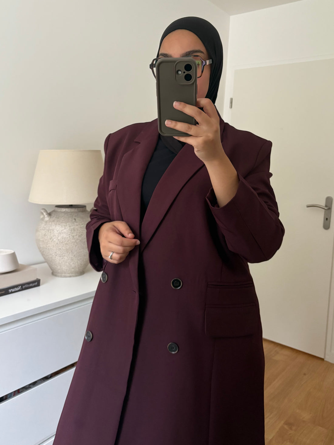 Blazer Long Nina Burgundy