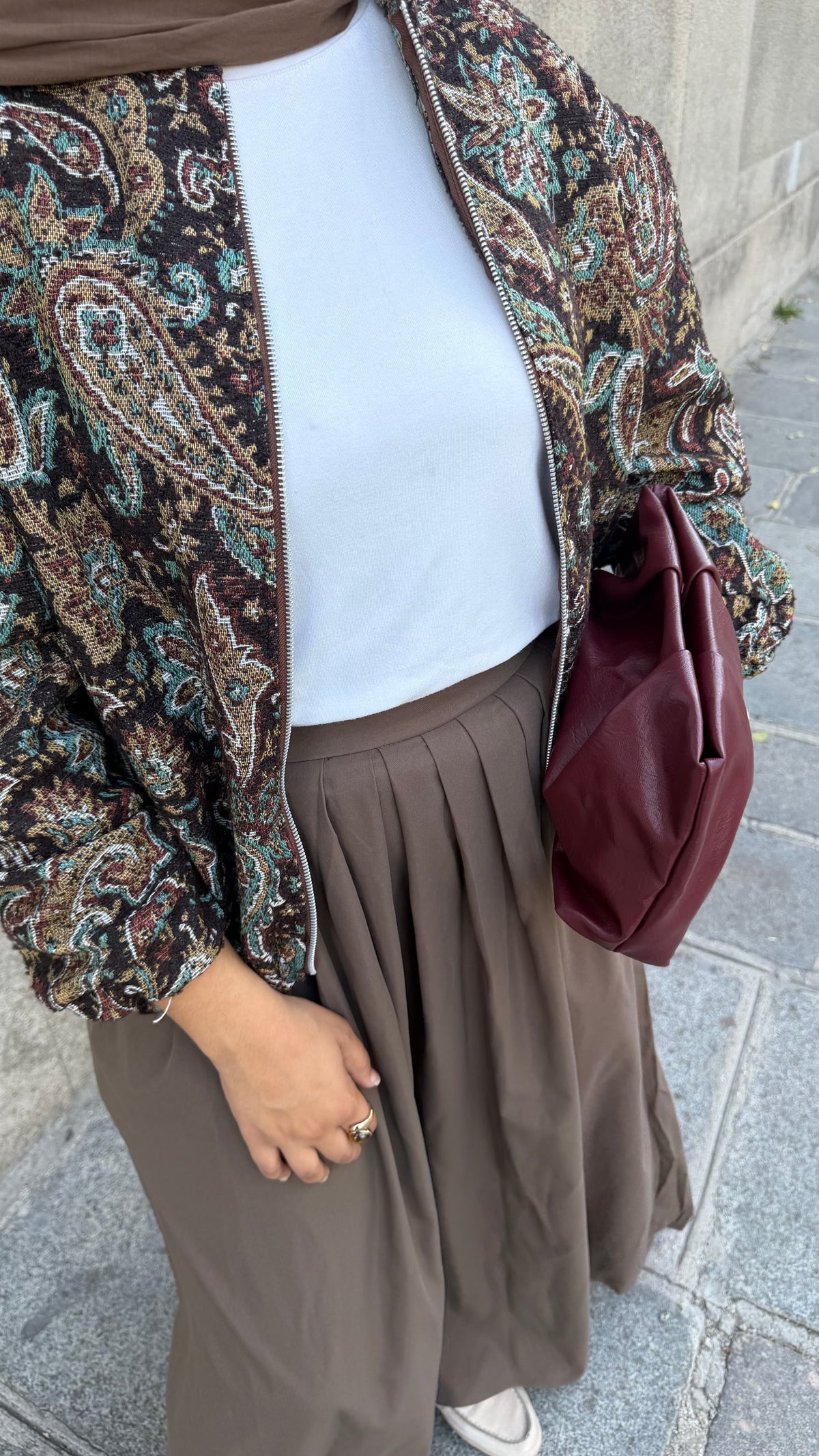 Bomber Layal à motifs