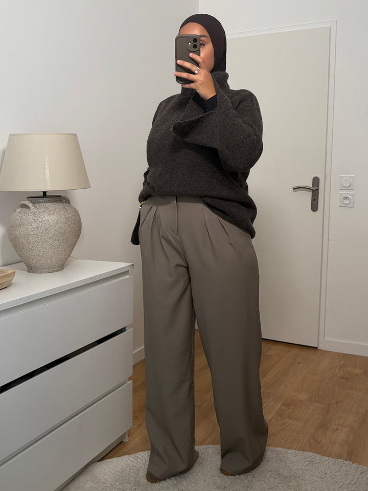 Pantalon Tall | Taupe