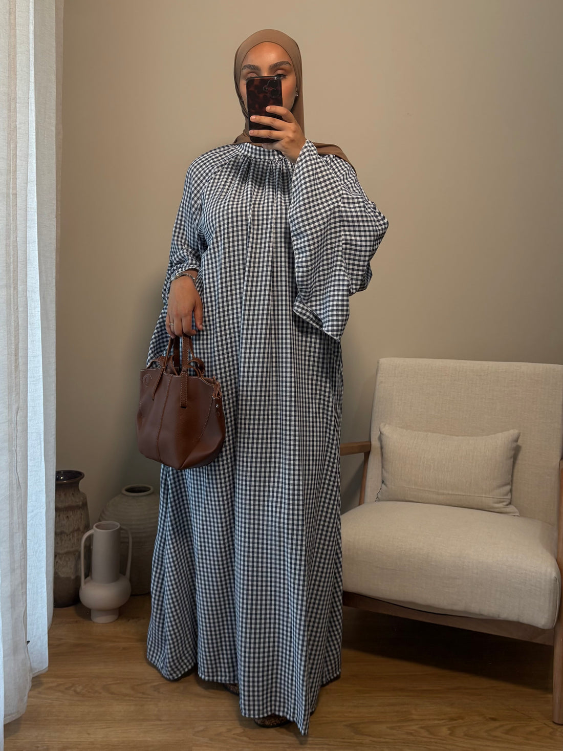 Robe Vichy | Blue Navy