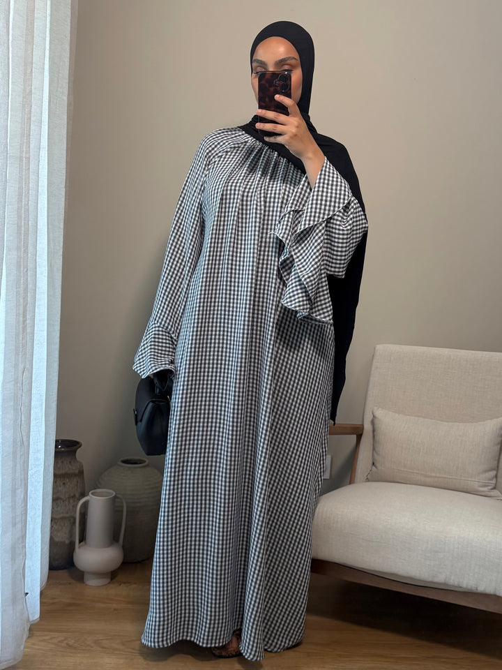 Robe Vichy | Noir