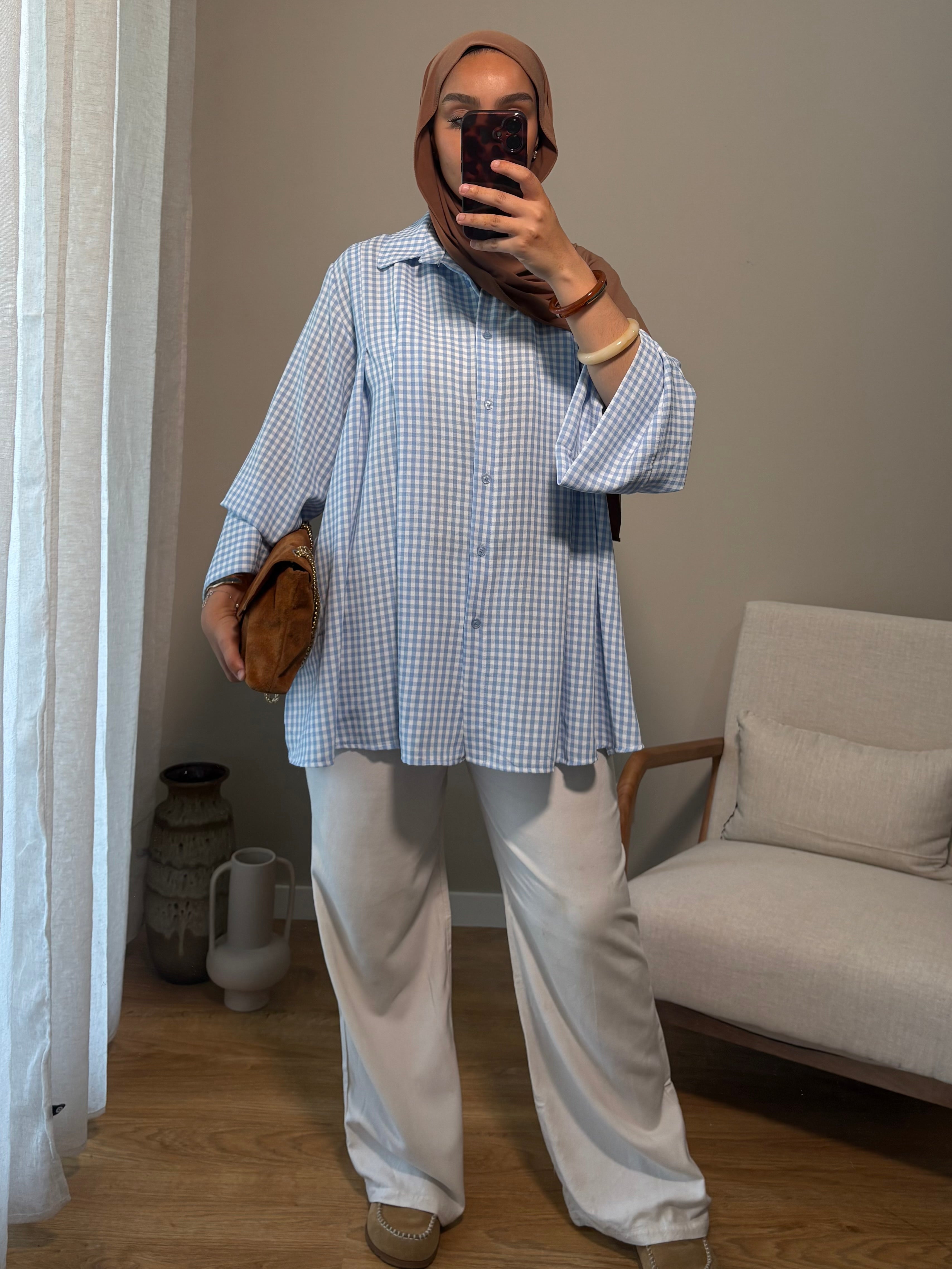 Chemise Vichy | Bleue