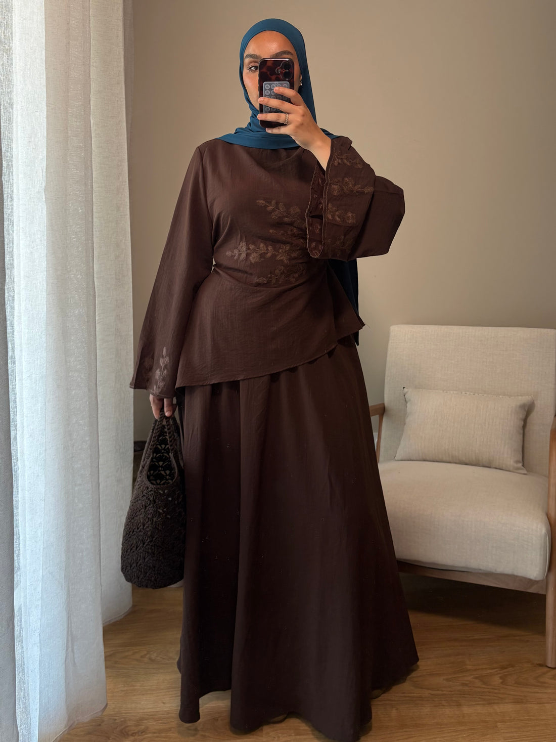 Ensemble Amina | Marron