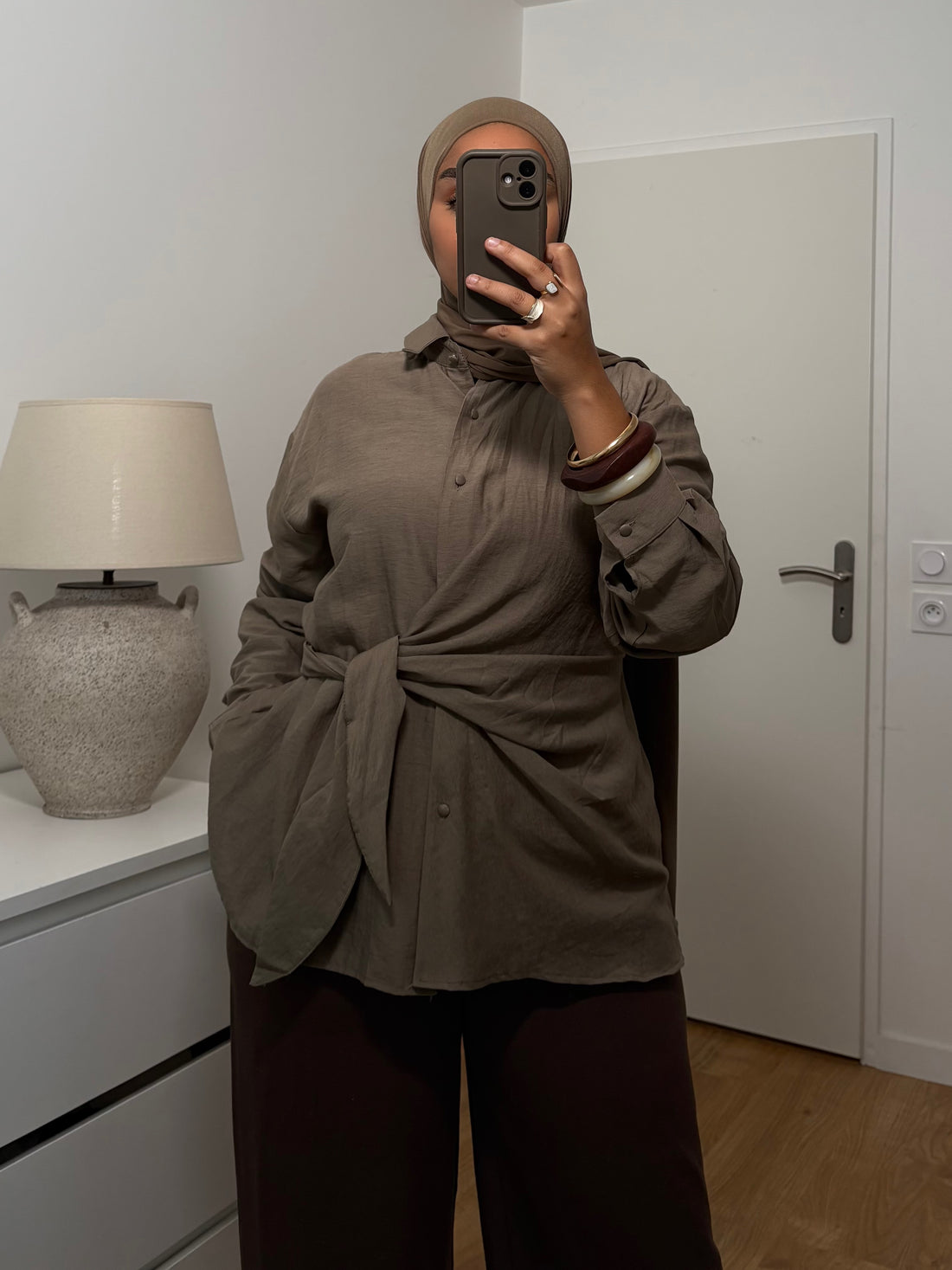 Chemise Nelly | Taupe