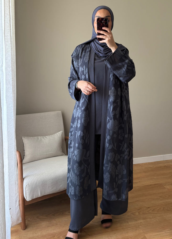 Ensemble 3 pièces Flora | Anthracite