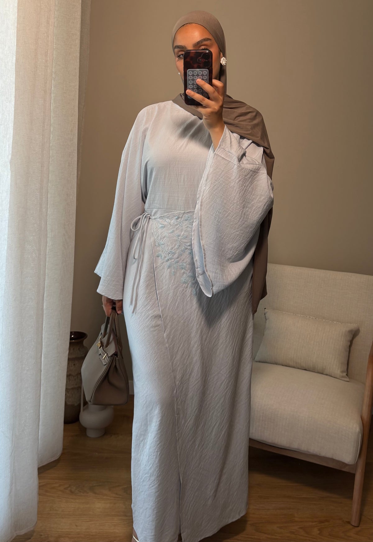 Robe Amina | Bleue