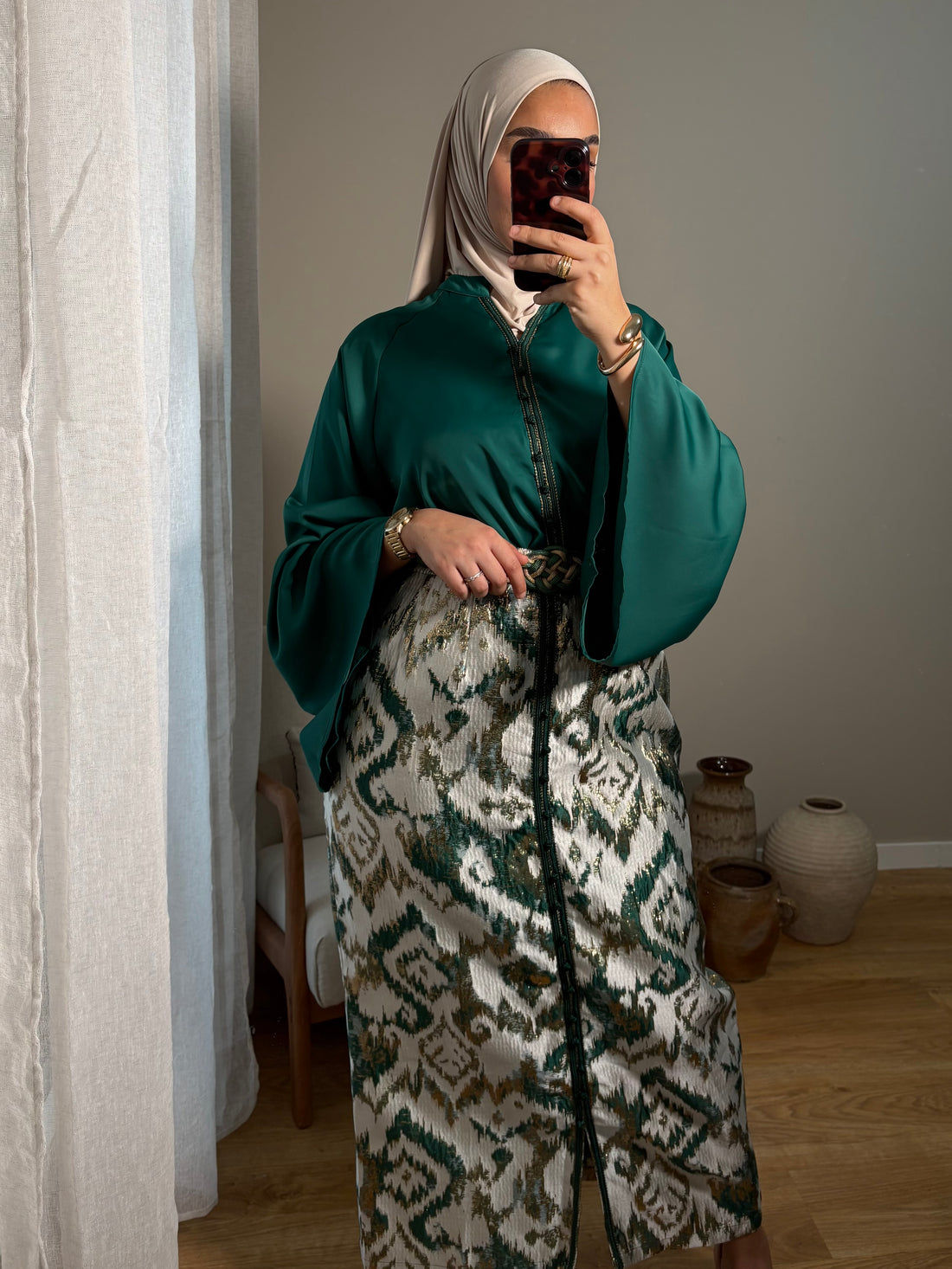 Ensemble jupe Brocard Asma | Vert Émeraude