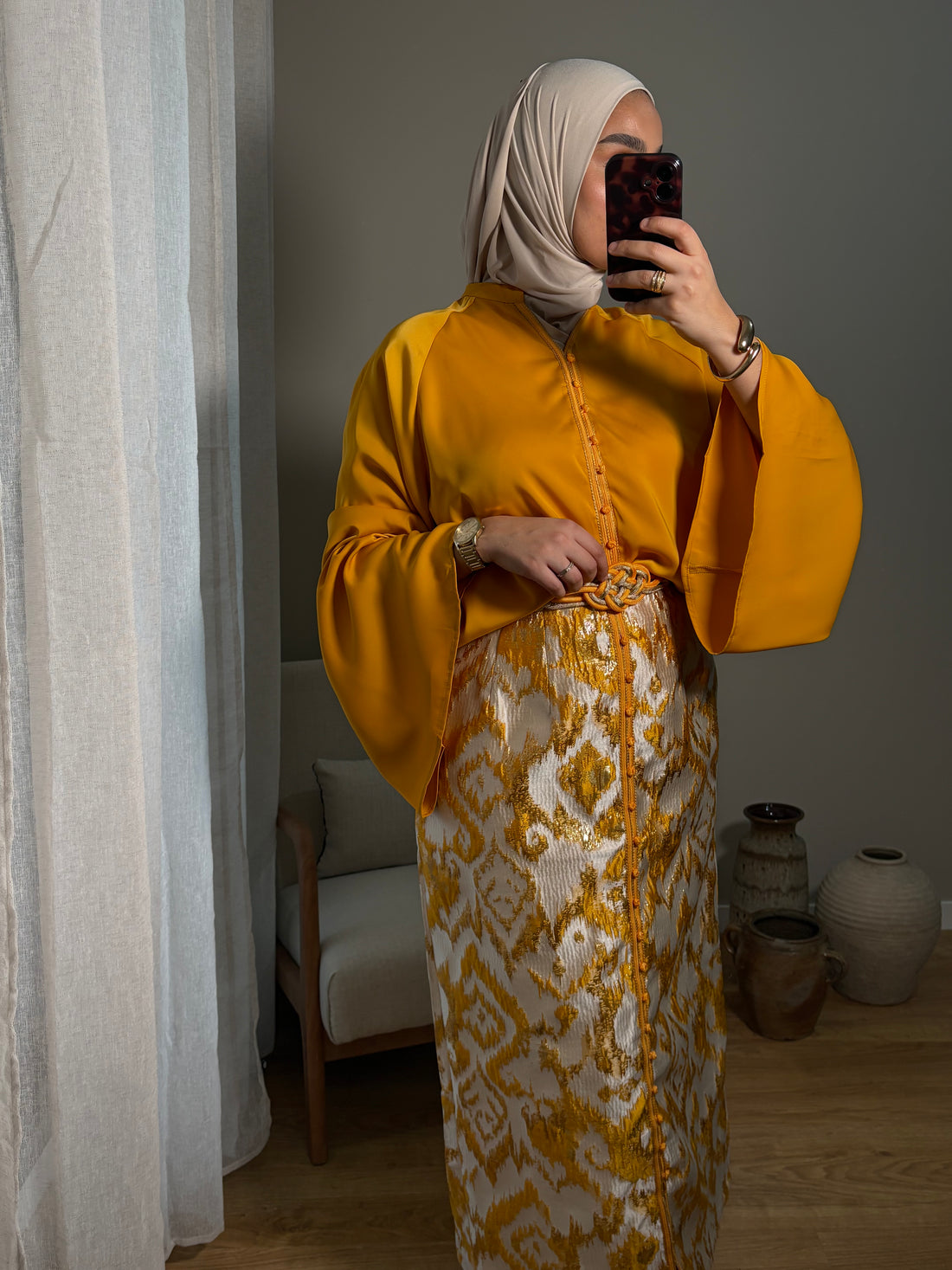 Ensemble jupe Brocard Asma | Jaune