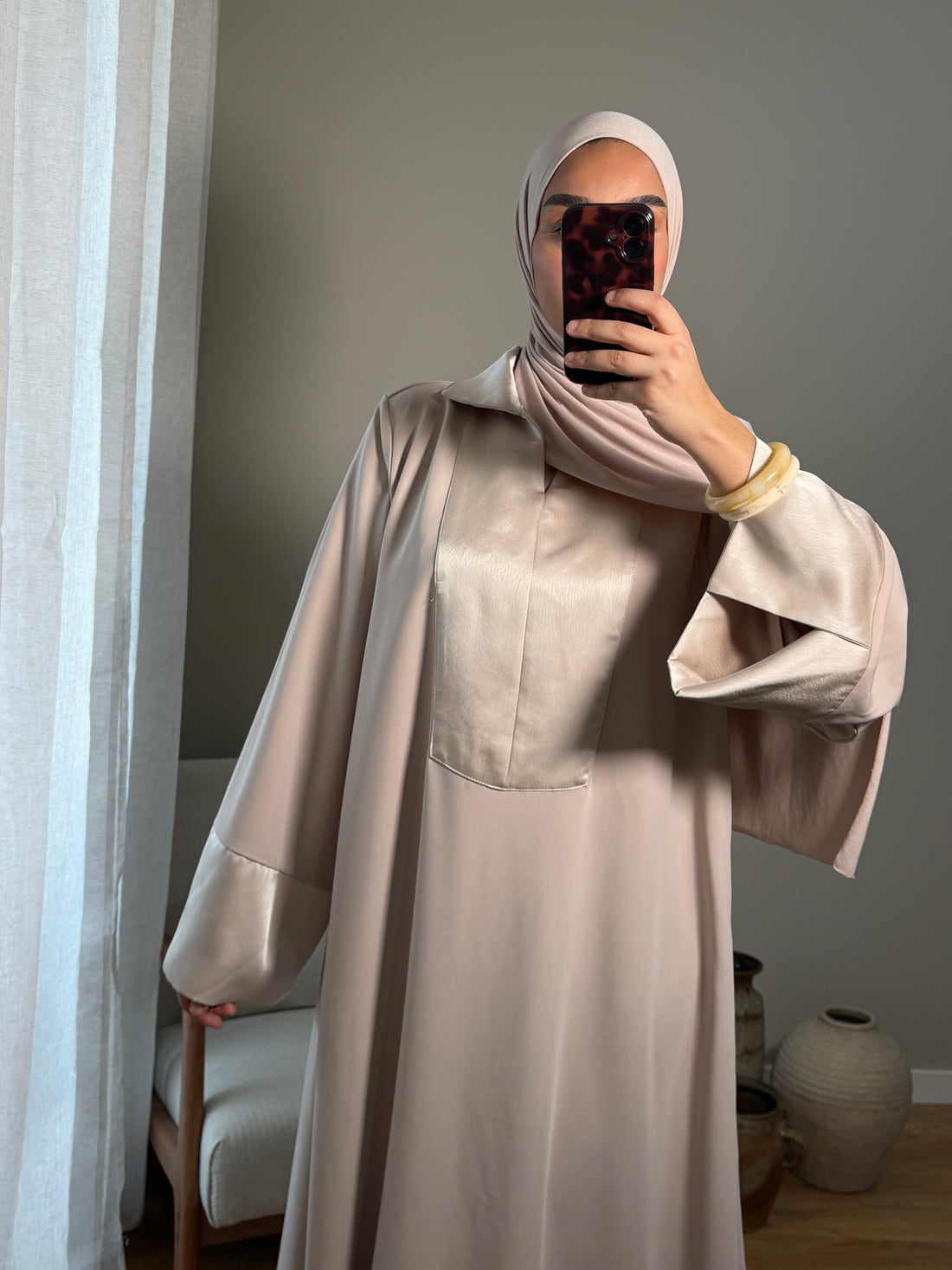 Abaya Rym | Rose Pale