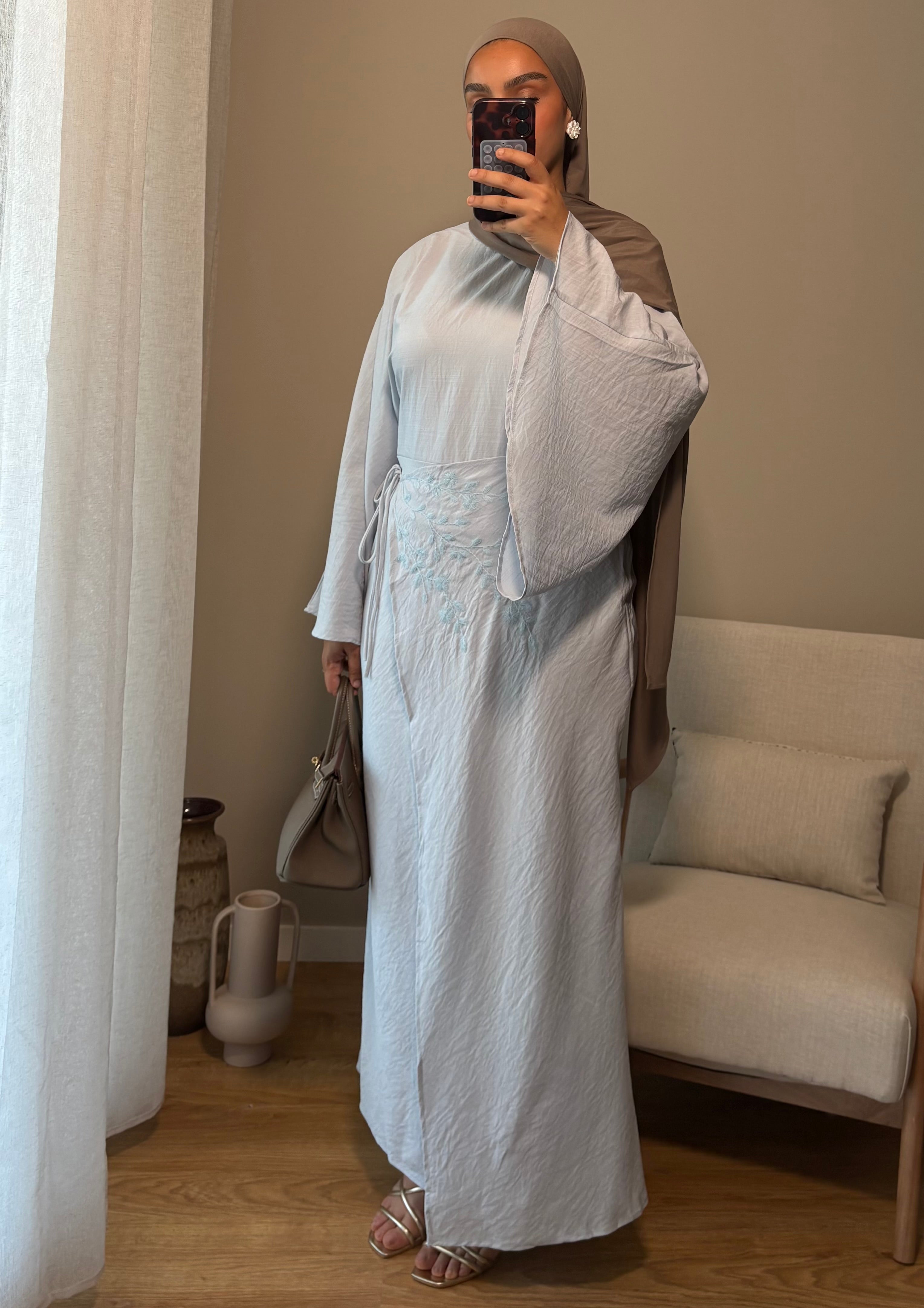 Robe Amina | Bleue