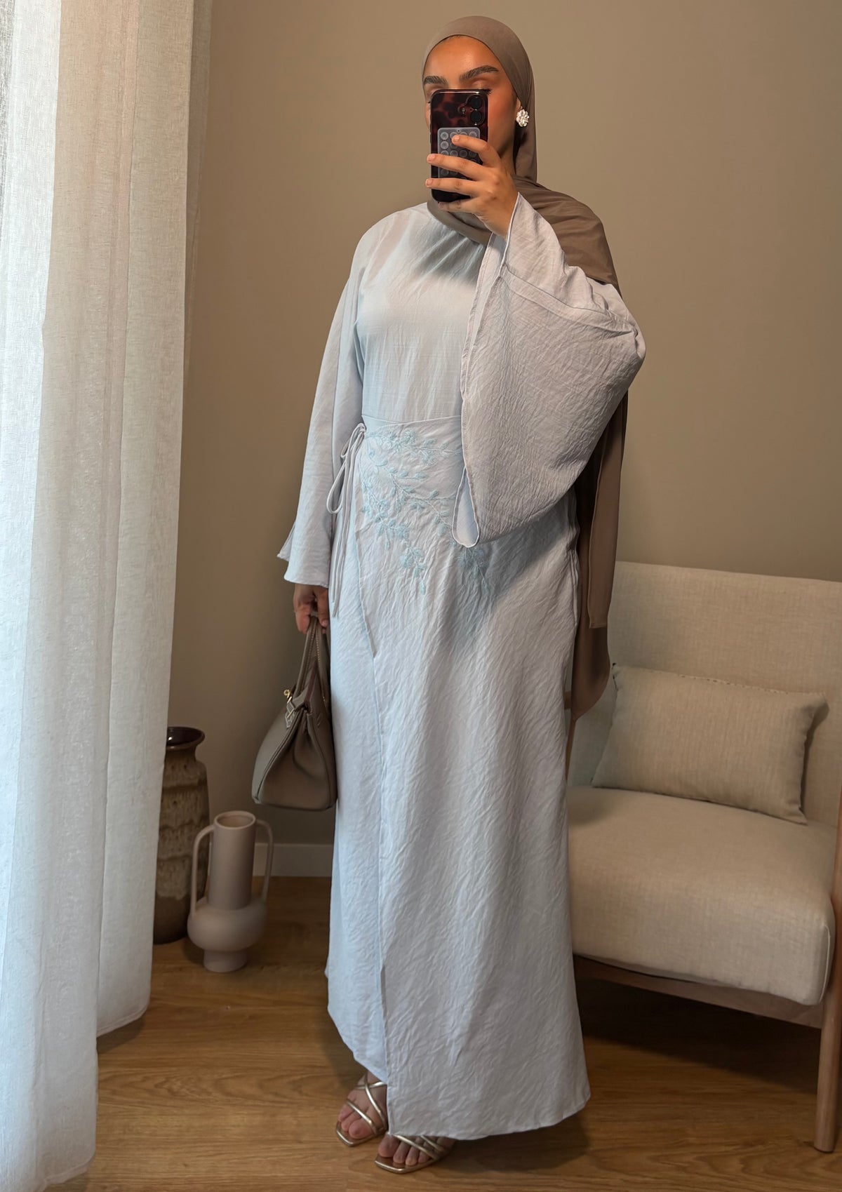 Robe Amina | Bleue