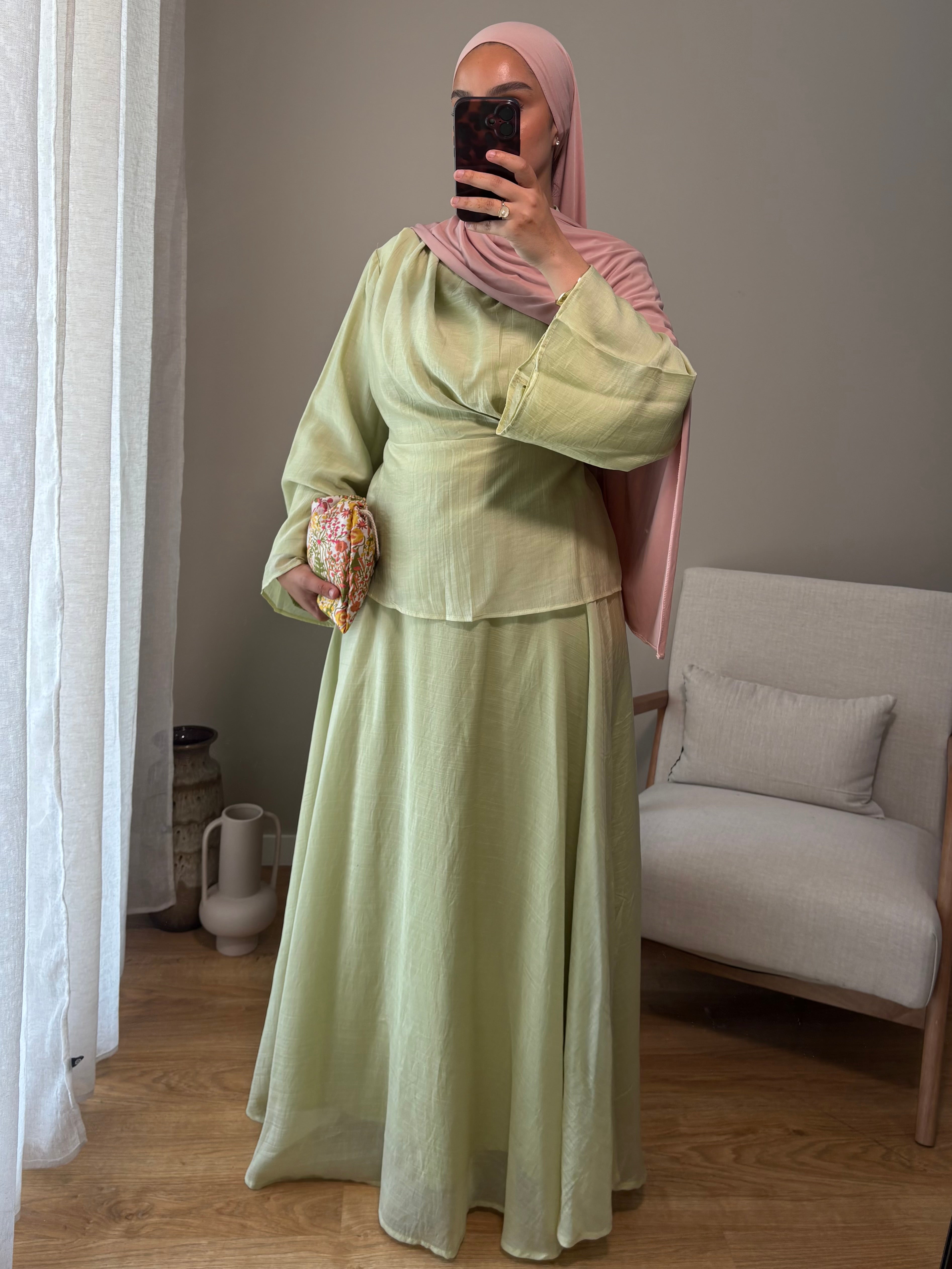 Ensemble jupe Kelya | Vert