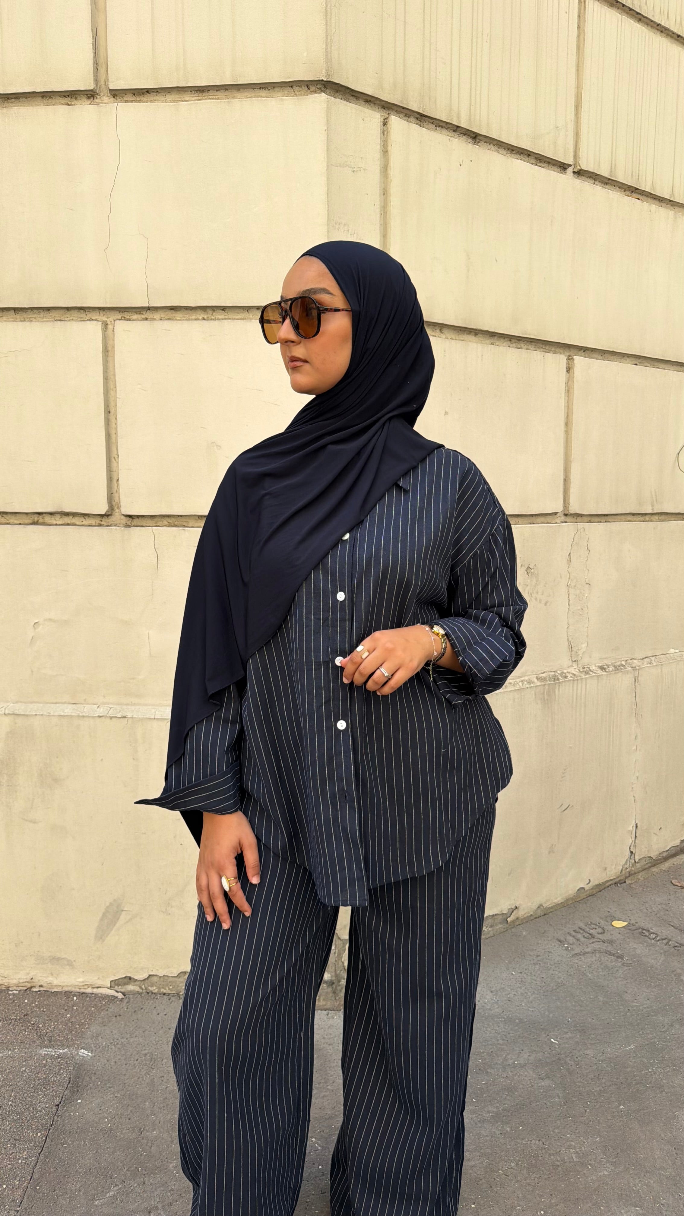 Ensemble rayures | Blue navy