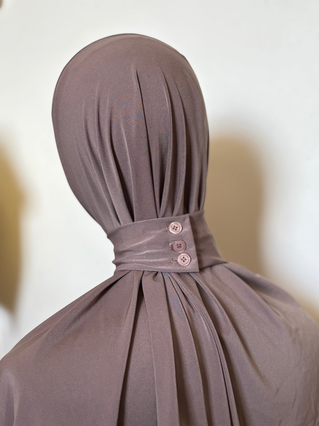 Hijab cagoule à boutonner