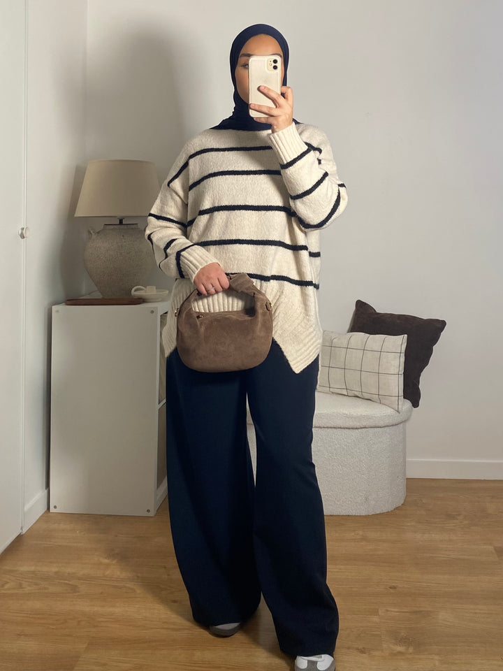 Pantalon Selena Bleu Nuit