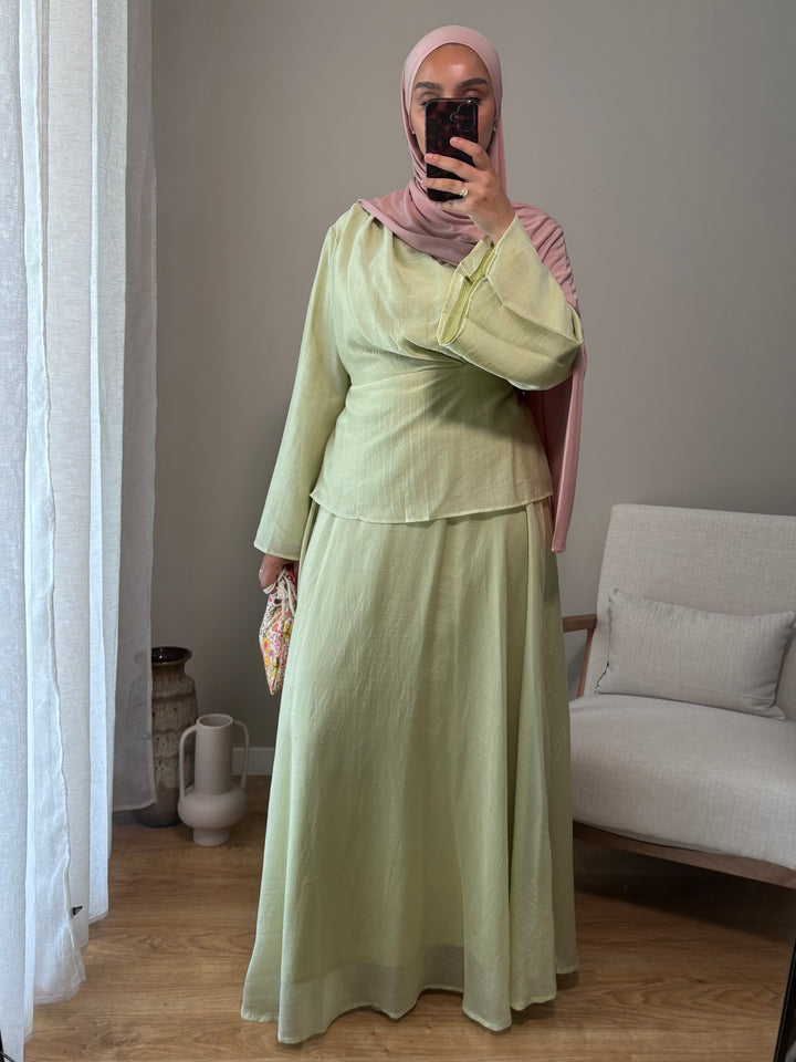 Ensemble jupe Kelya | Vert