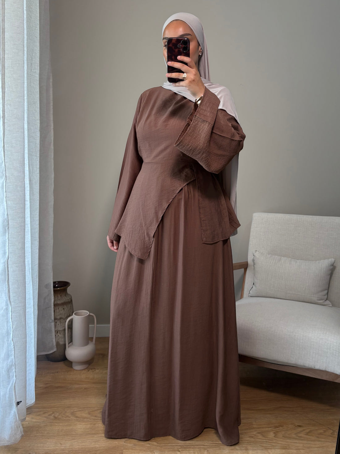 Ensemble jupe Sofia | Marron