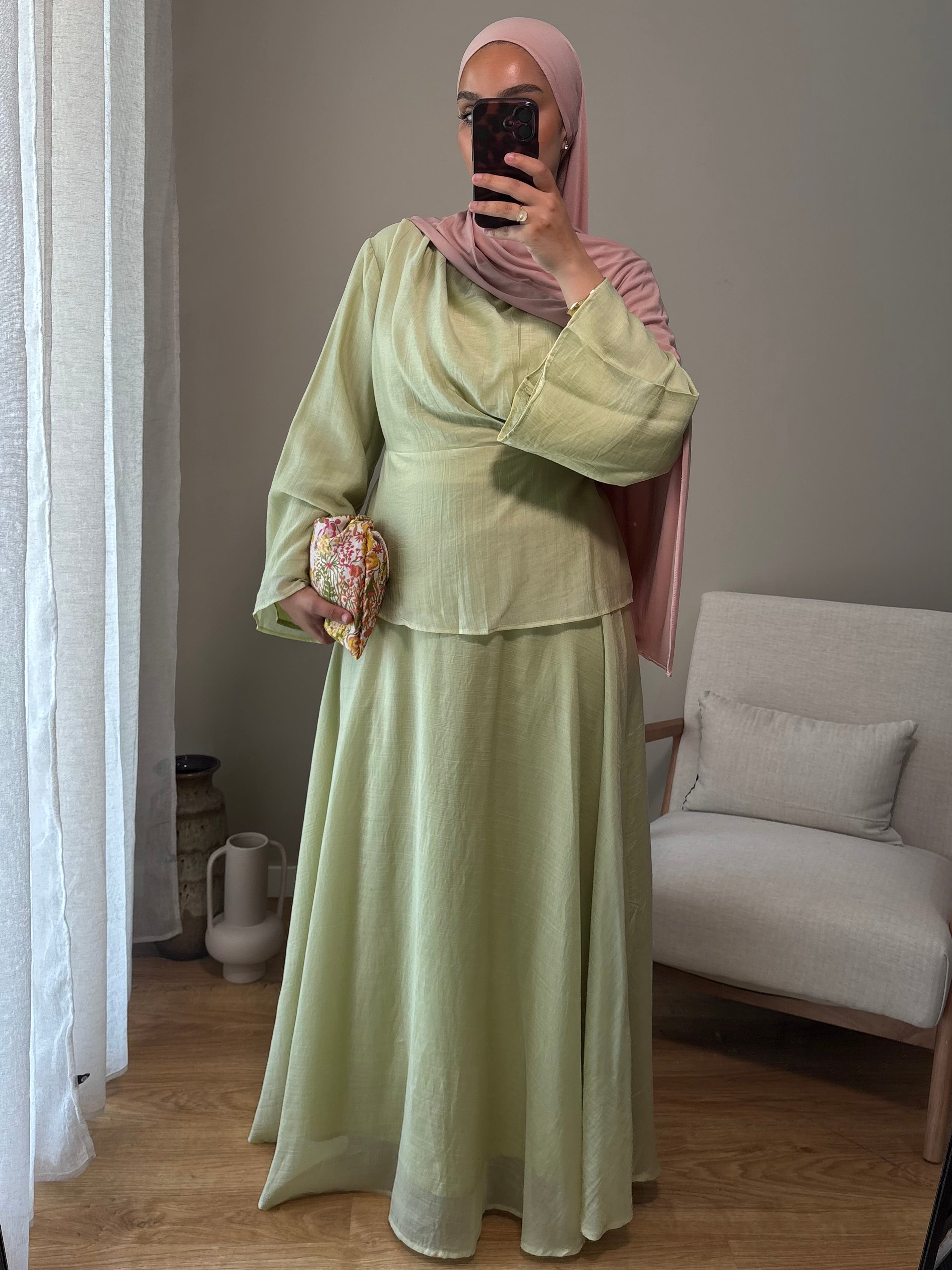 Ensemble jupe Kelya | Vert
