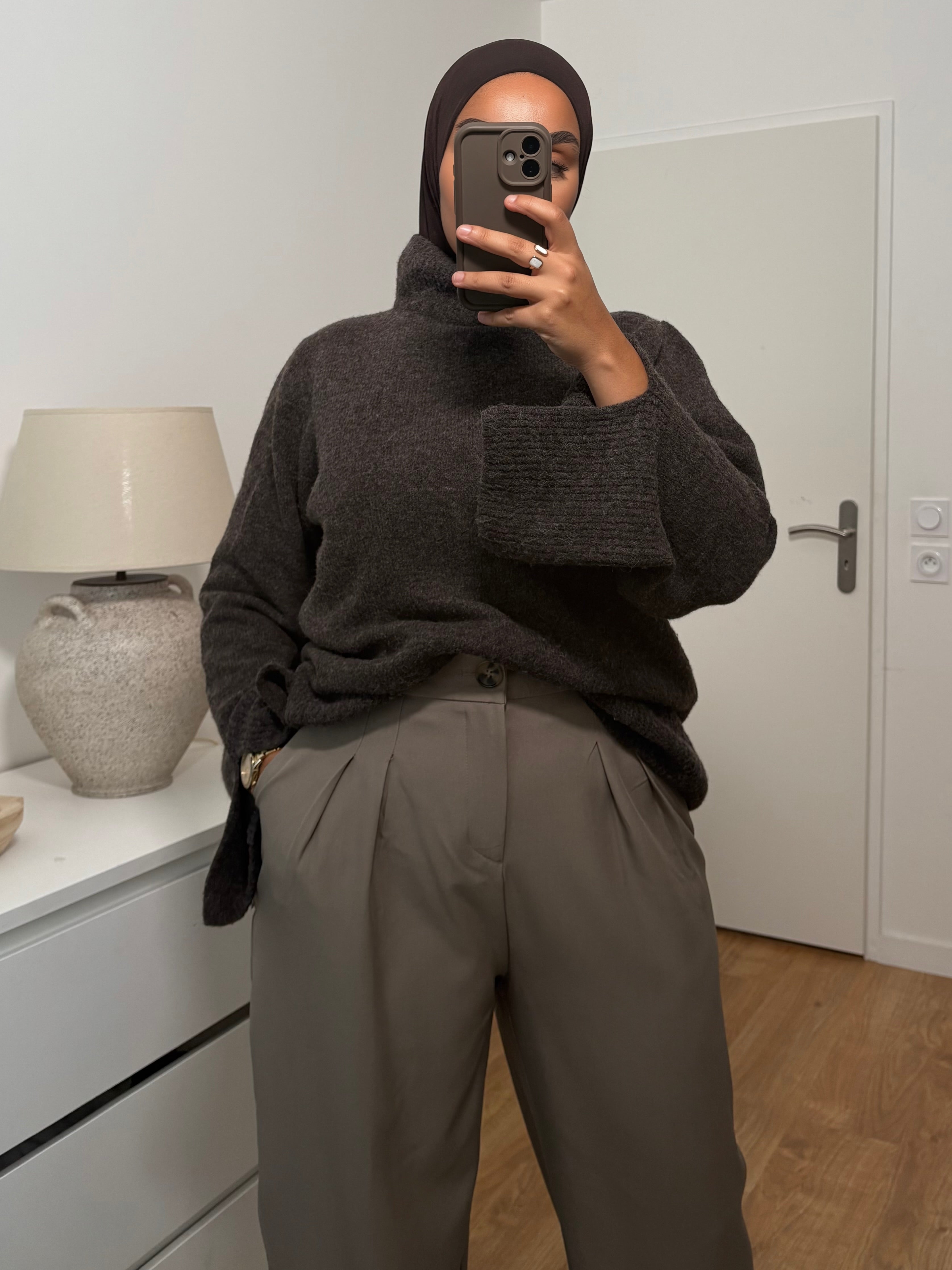 Pantalon Tall | Taupe