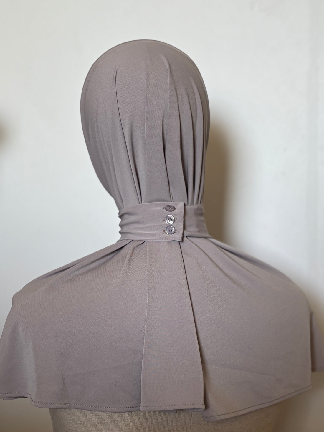 Hijab cagoule à boutonner