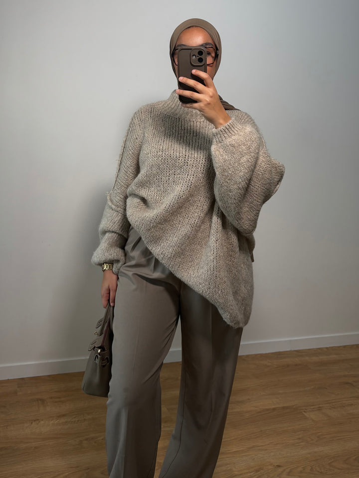 Pull Leya Beige