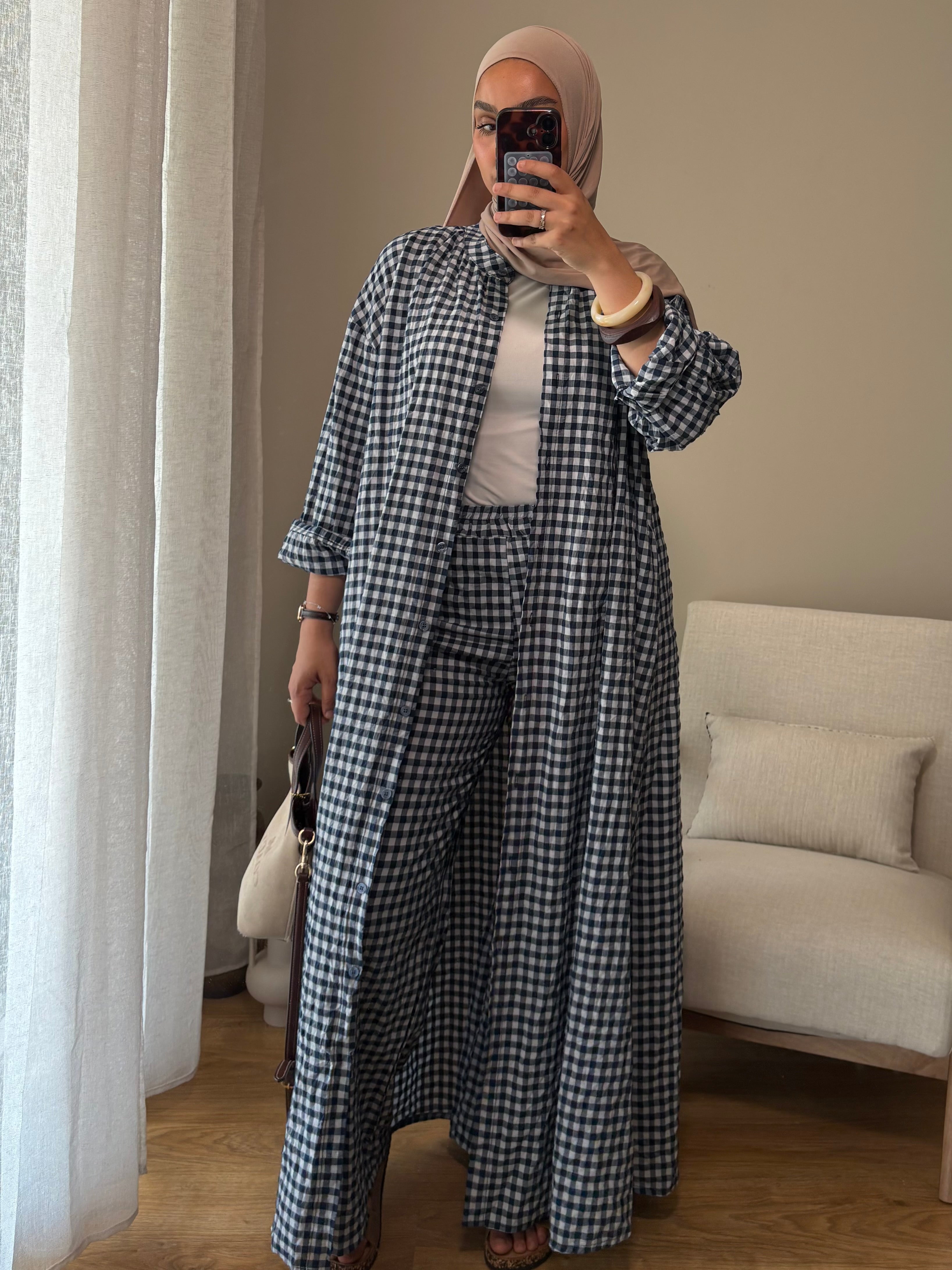 Ensemble Vichy | Bleu