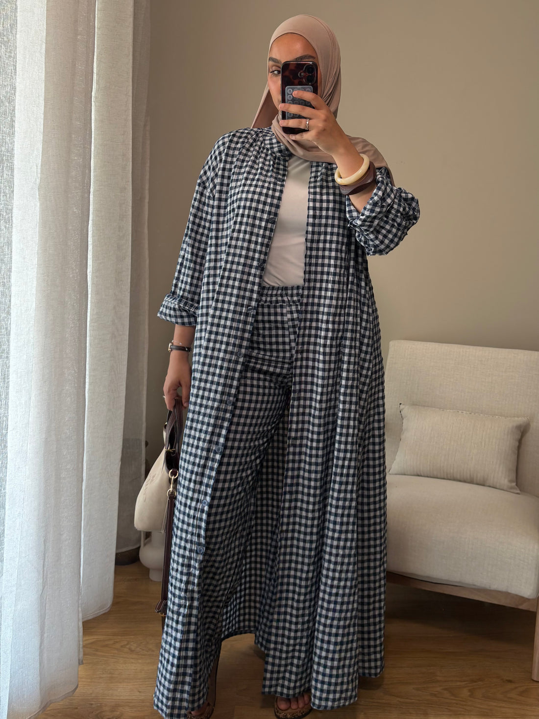 Ensemble Vichy | Bleu