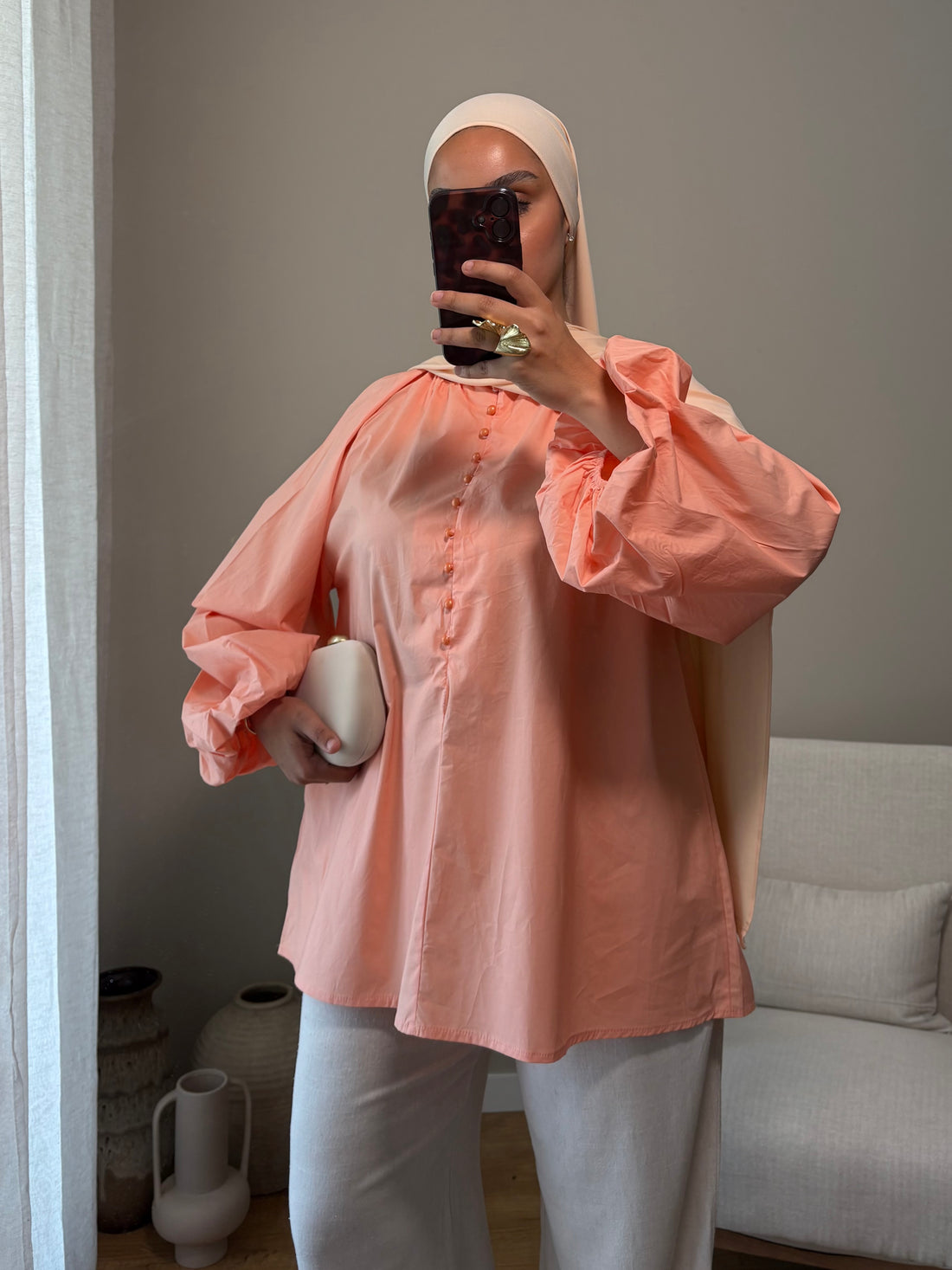 Blouse Delya | Corail