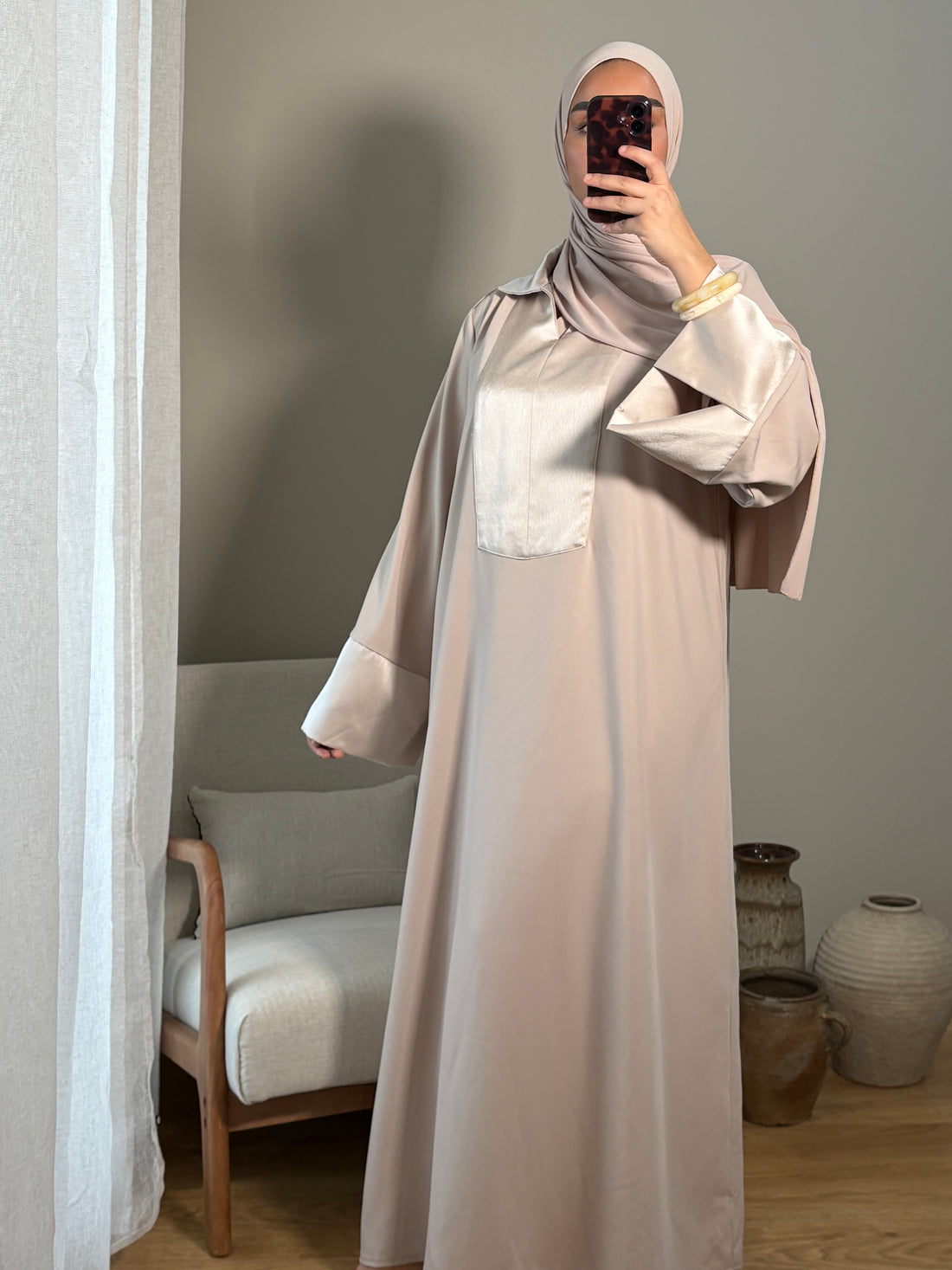 Abaya Rym | Rose Pale