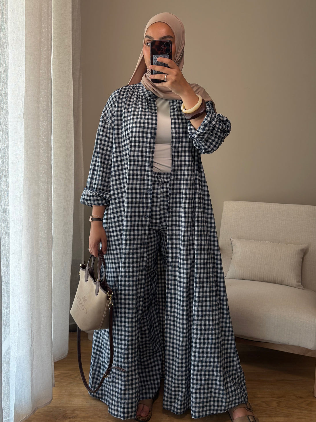 Ensemble Vichy | Bleu