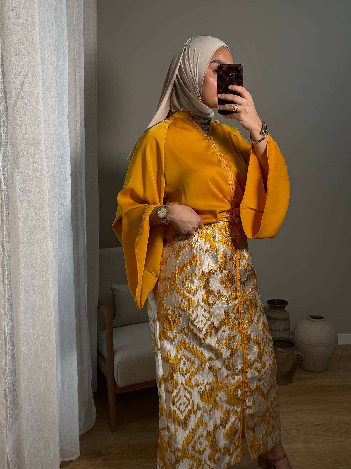Ensemble jupe Brocard Asma | Jaune