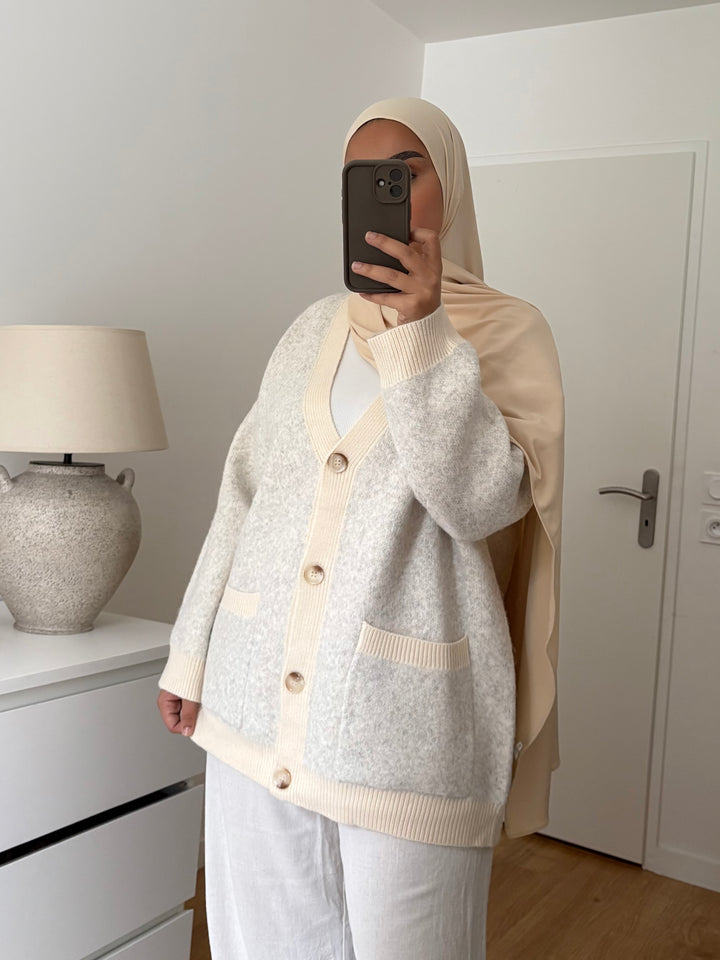 Cardigan Isa Beige