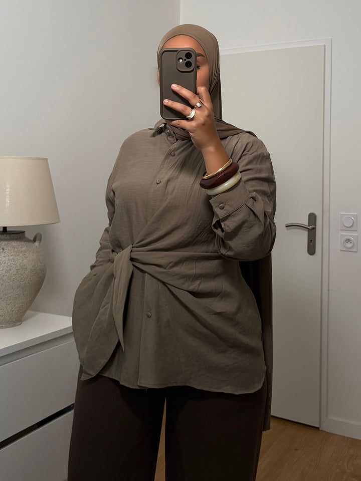Chemise Nelly | Taupe