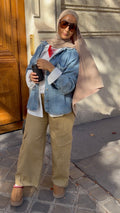 Pantalon cargo | Beige