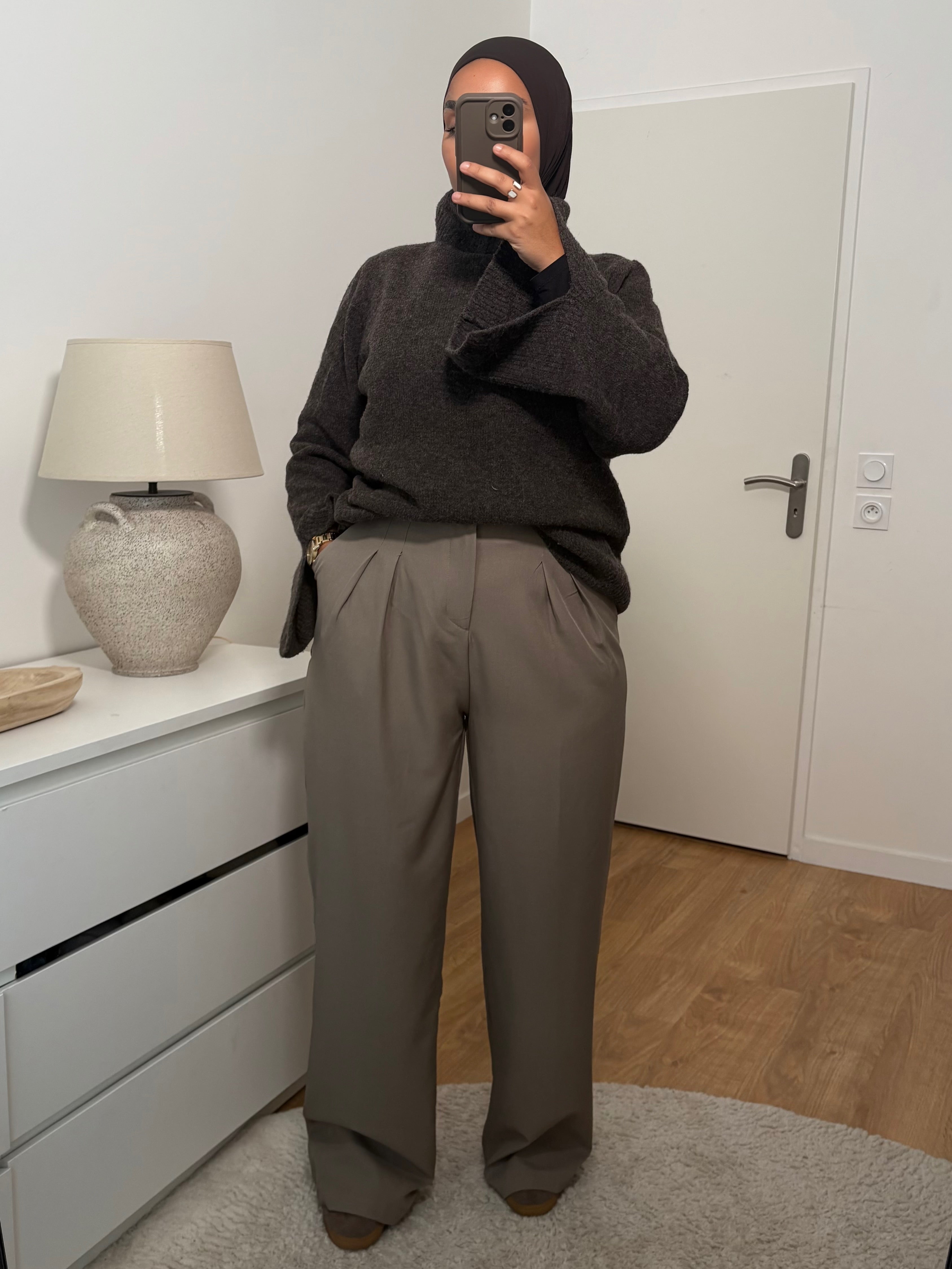 Pantalon Tall | Taupe