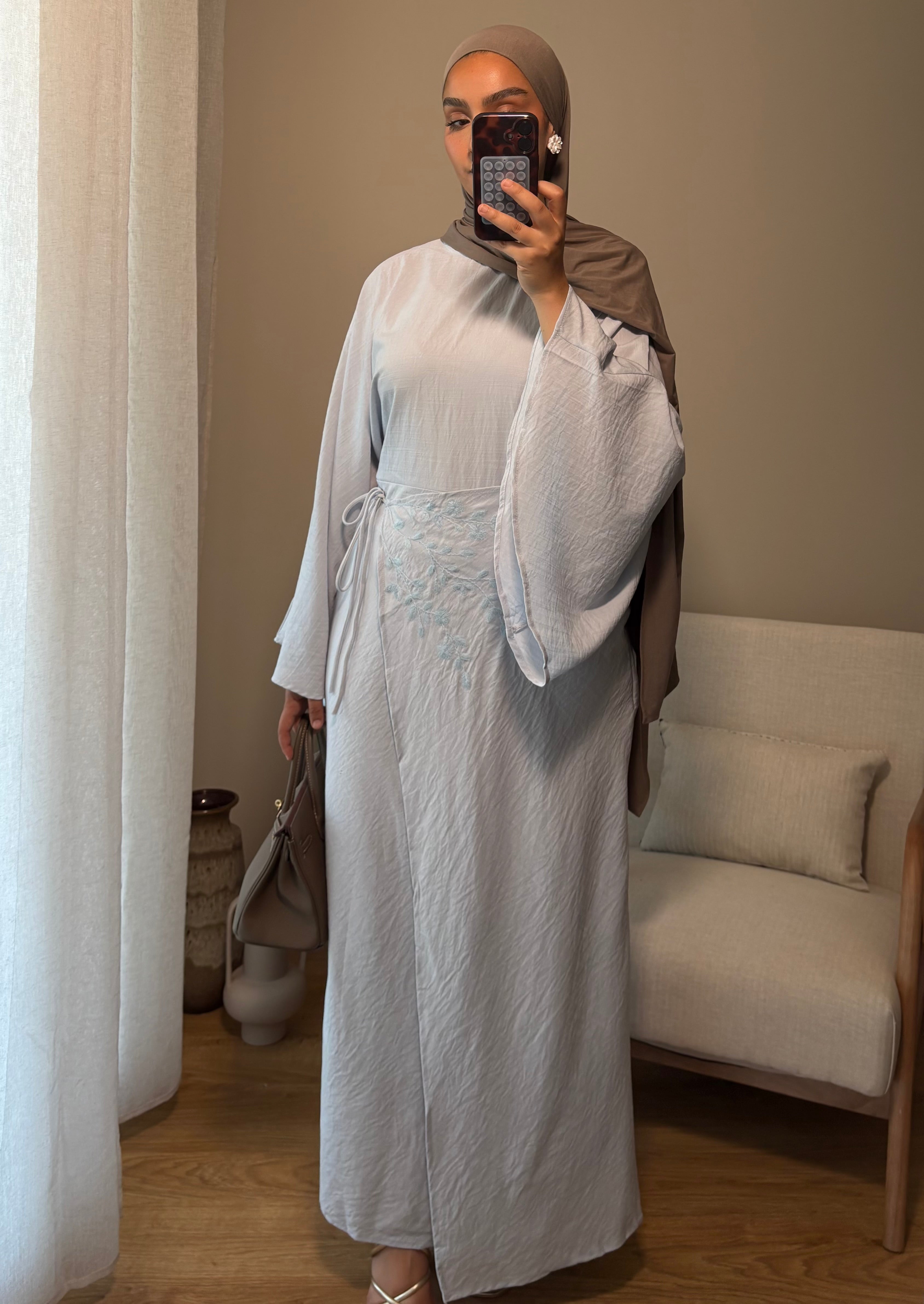 Robe Amina | Bleue