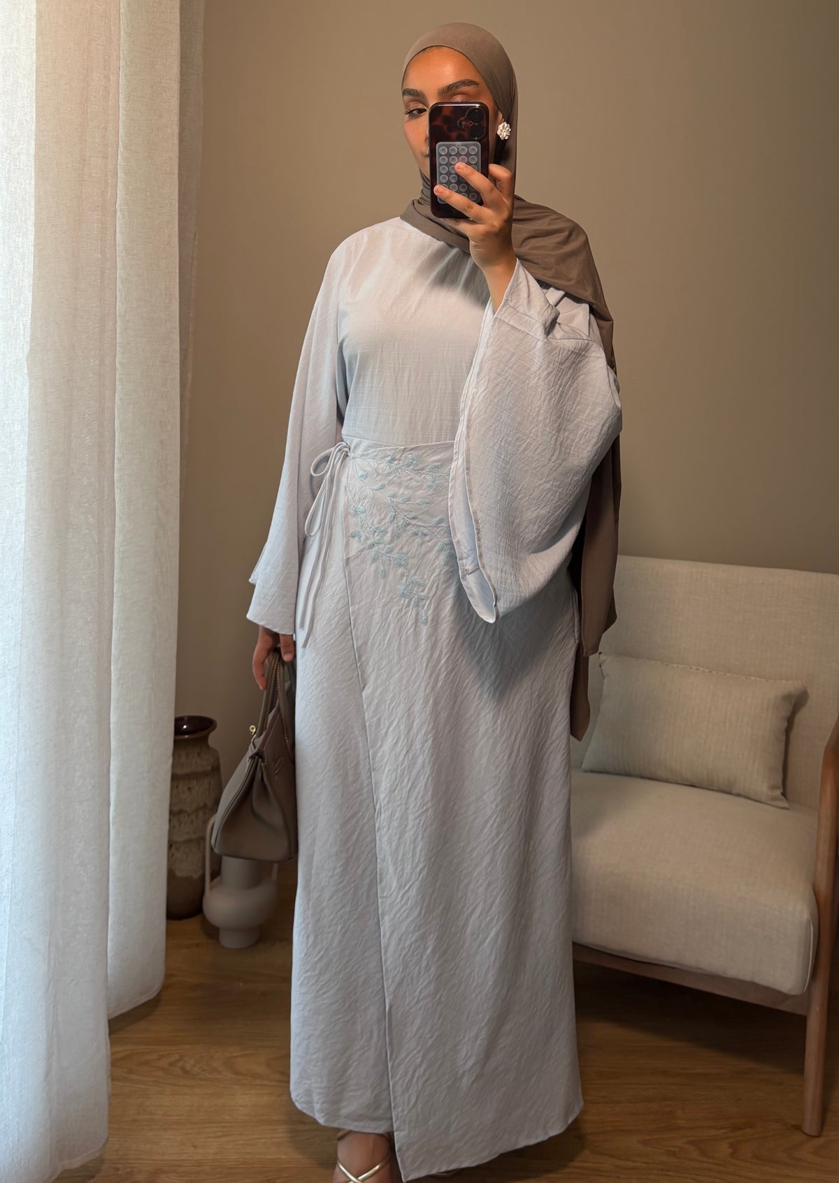 Robe Amina | Bleue