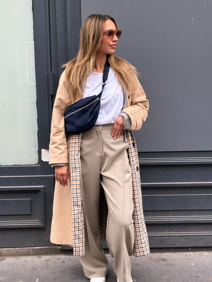 Pantalon Caro Tilleul