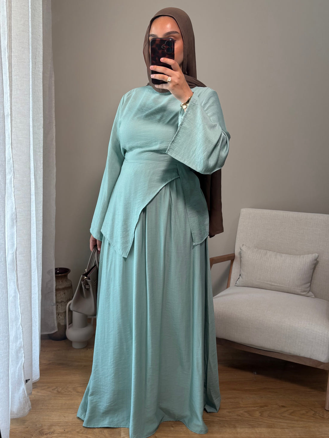 Ensemble jupe Sofia | Vert d’eau