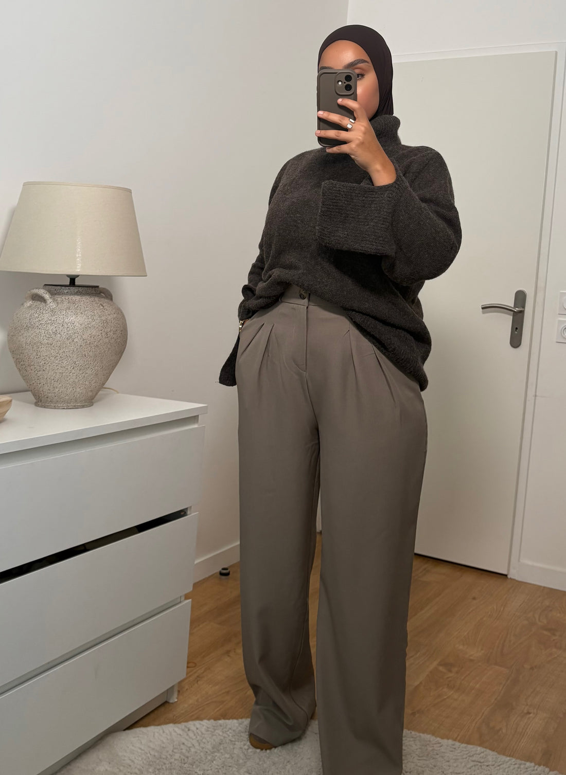 Pantalon Tall | Taupe